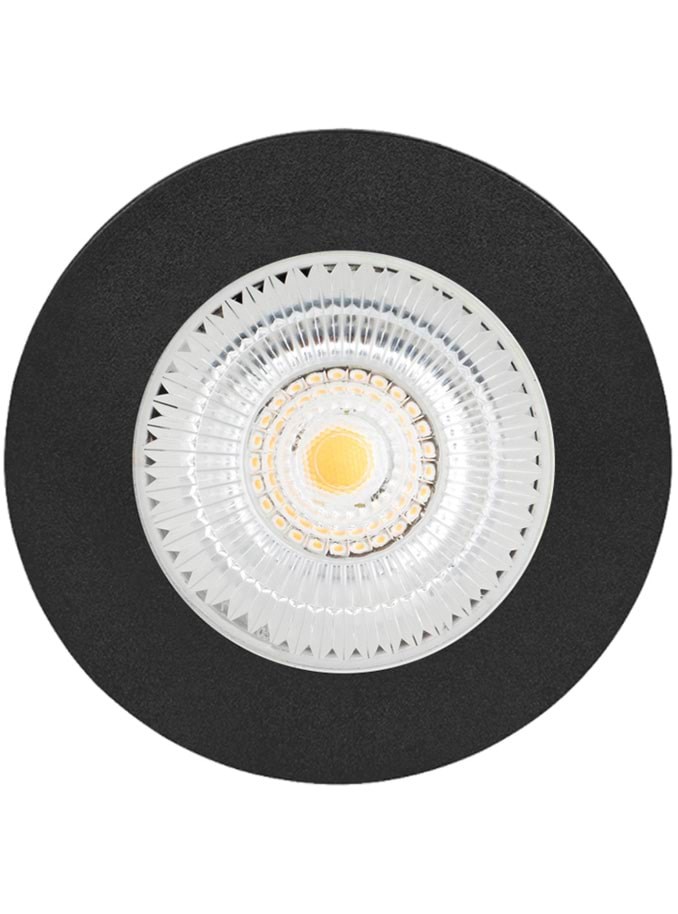 Hilux D1 Gen3 - Full Spectrum Led Recessed Spot - 2.8W - Ra97 2700k - Black - Lampen 5714255010046