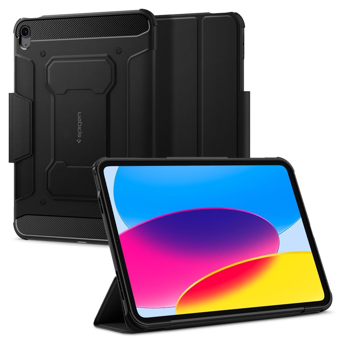 Spigen Rugged Armor Pro - Black - Ipad Air 10.9" (2022/2020)/11" 2024/2025/2026 - Tablets Cover Case Acs02054