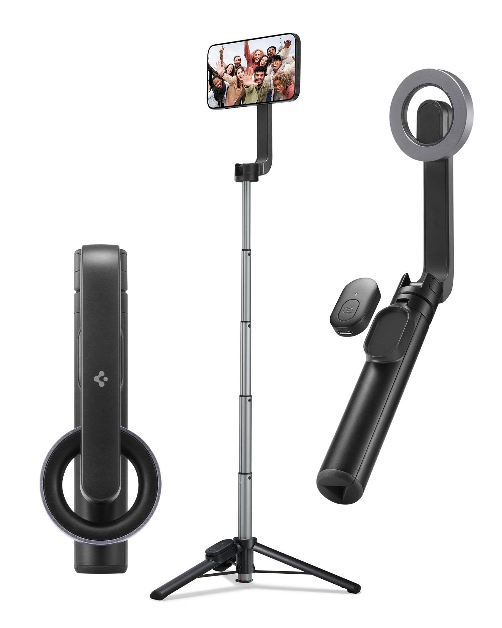 Spigen Magsafe Tripod Selfie Stick - Black - Handys Anderes Zubehoer Amp06402