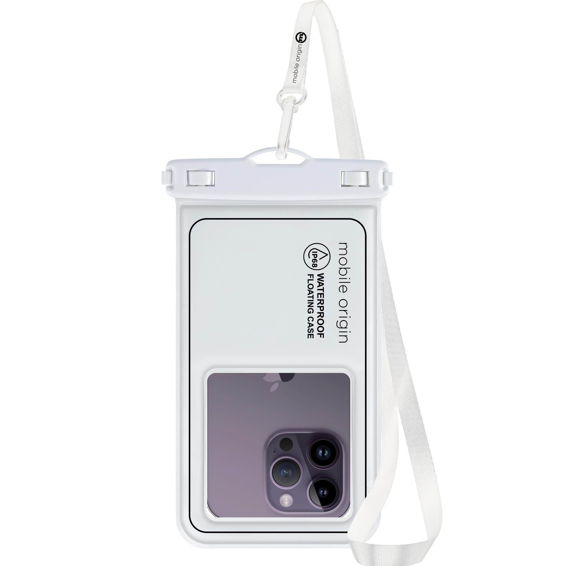 Mobile Origin Waterproof Floating Case 6 -8" - White/black - Handys Cover Cases Dbxl-wht-blk01