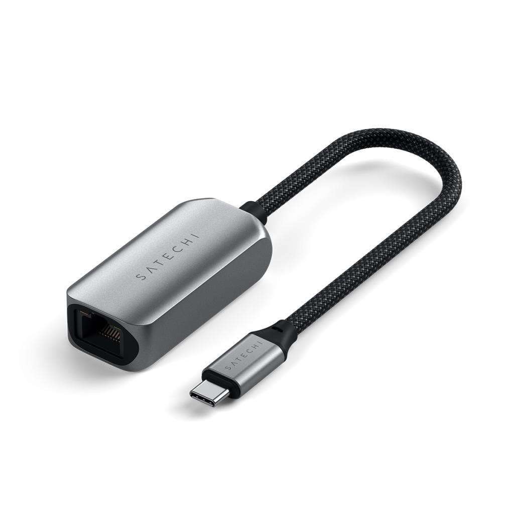 Satechi Usb-c to 2.5 Gigabit Ethernet Adapter - Netzwerkadapter Netzkarte Druckserver Usw St-ae25m