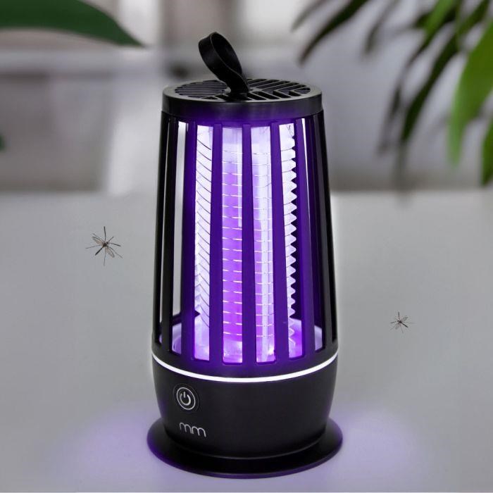 Mikamax Wiederaufladbare Mückenfalle Lampe Mit Uv-licht - Elektrischer Insektenvernichter Für Innen & Außen - Gadget 05123