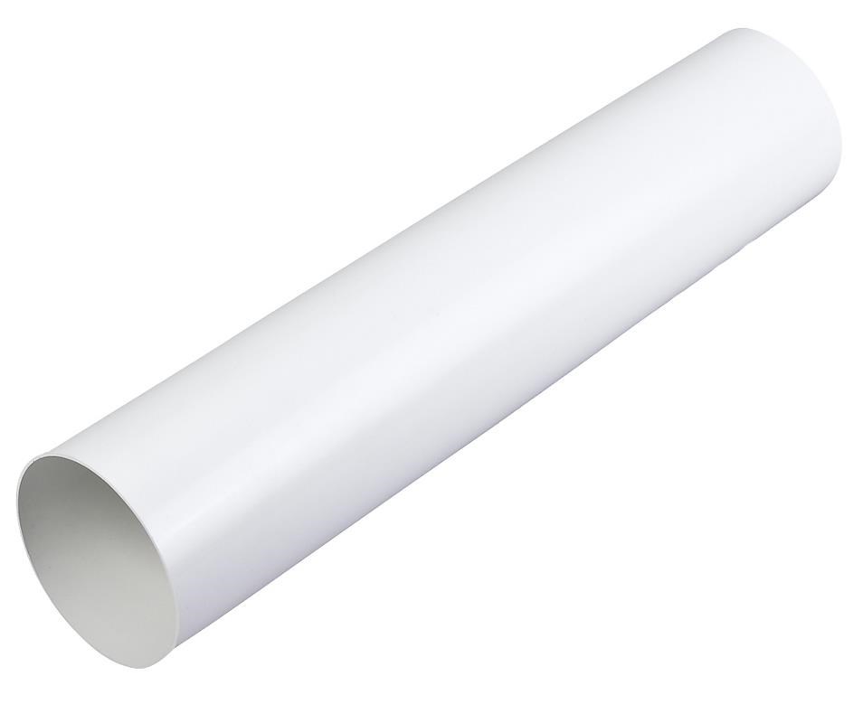 Duka Ventilation Pipe Ø125 x 500 mm White