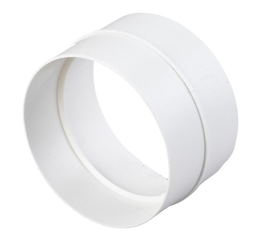 Duka Joint Socket Ø100 mm White - Ventilation