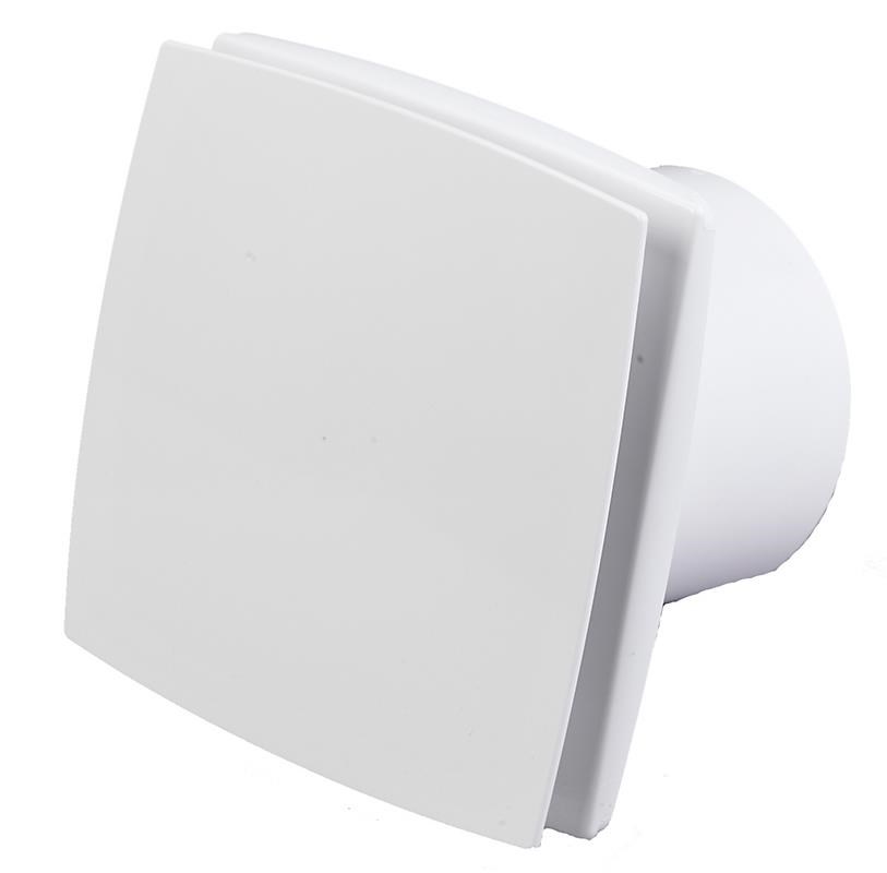 Duka Fan EL 700 Q TH Humidity And Time Controlled Ø100 mm White - Ventilation 327354