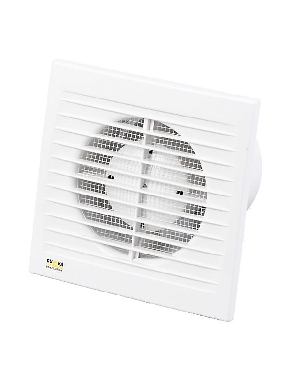 Duka Fan EL 600 TH Humidity And Time Controlled Ø100 mm White - Ventilation