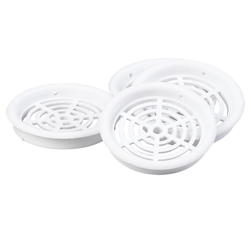 Duka Cabinet Grid Type 61.2 Ø60 mm White - 4 Pcs. - Ventilation