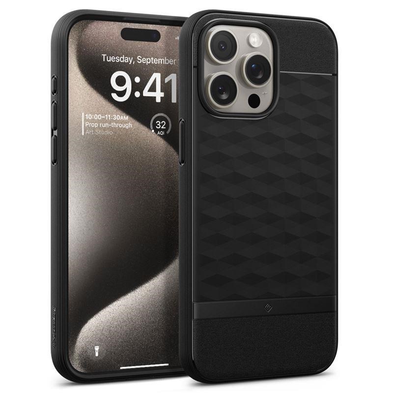 Spigen Caseology Parallax Magsafe - Matte Black - Iphone 15 Pro Max - Handys Cover Cases Acs06614