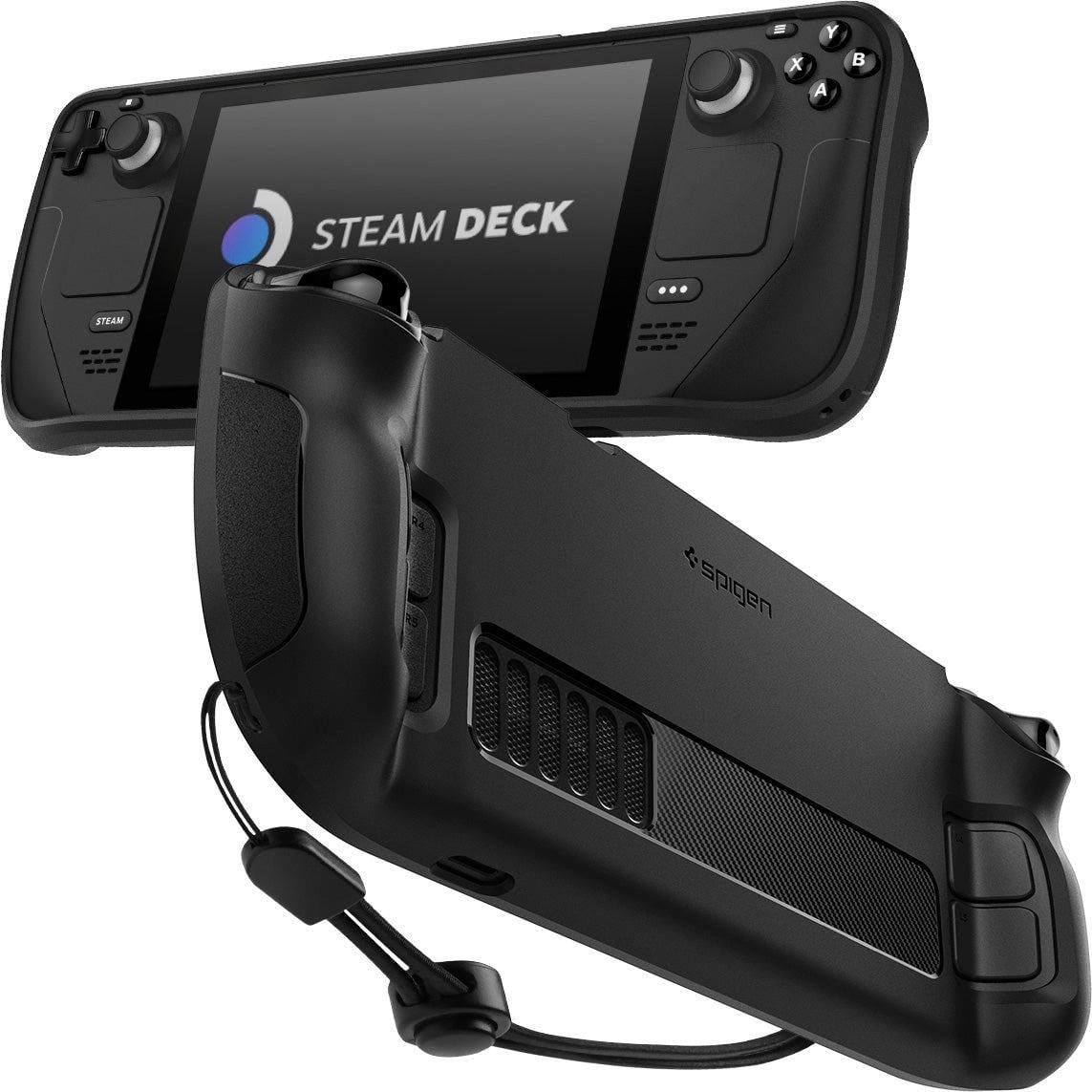 Spigen Rugged Armor - Black - Steam Deck - Handys Cover Cases Acs03730