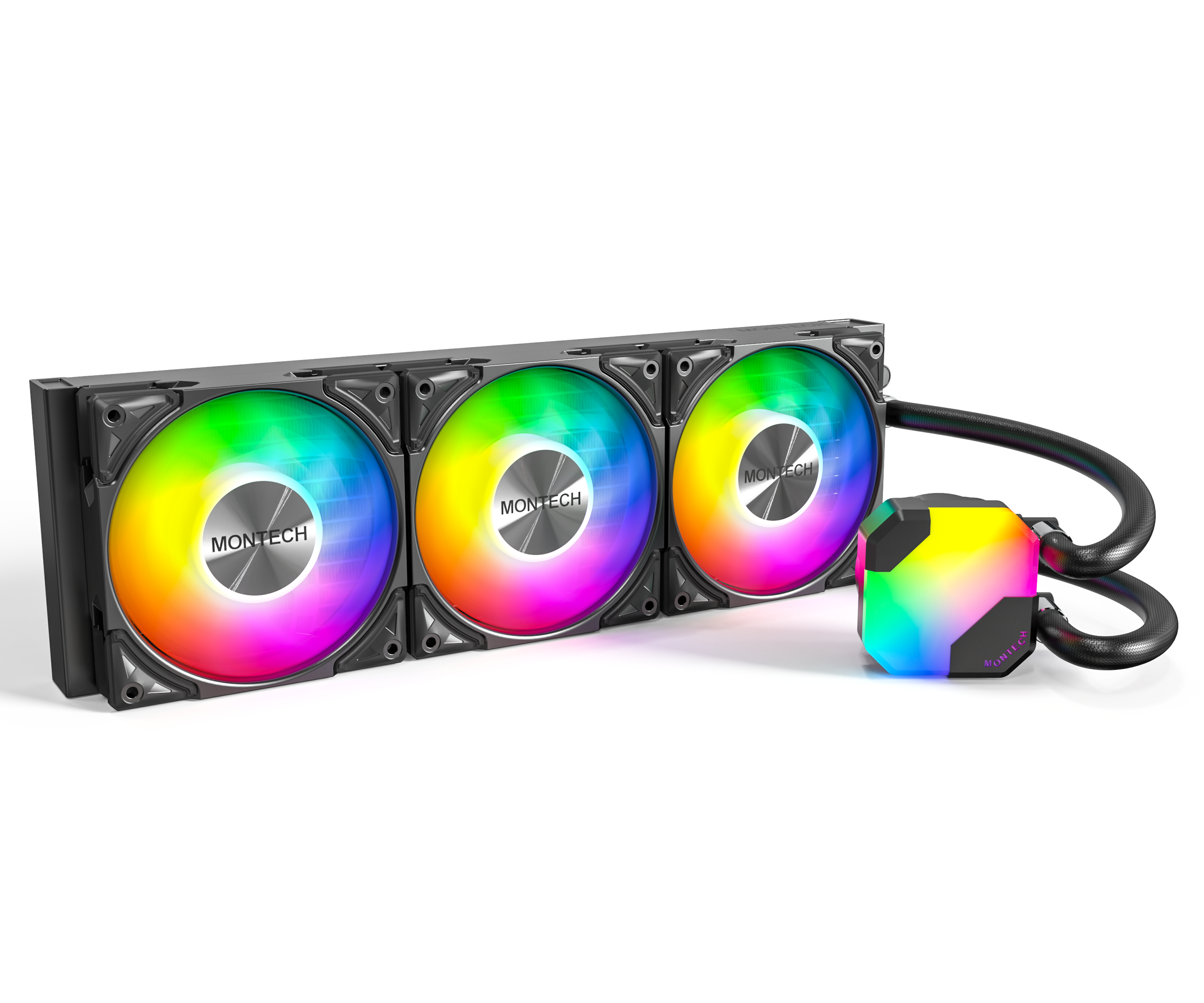 Montech Hyper Flow Argb 360 - Black - Cpu-wasserkühlung - Max 29 Dba - Cpu Kuehler