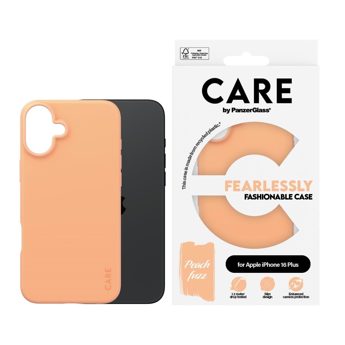 Care by Panzerglass Case Fashion Peachy Iphone 16 Plus - Handys Cover Cases