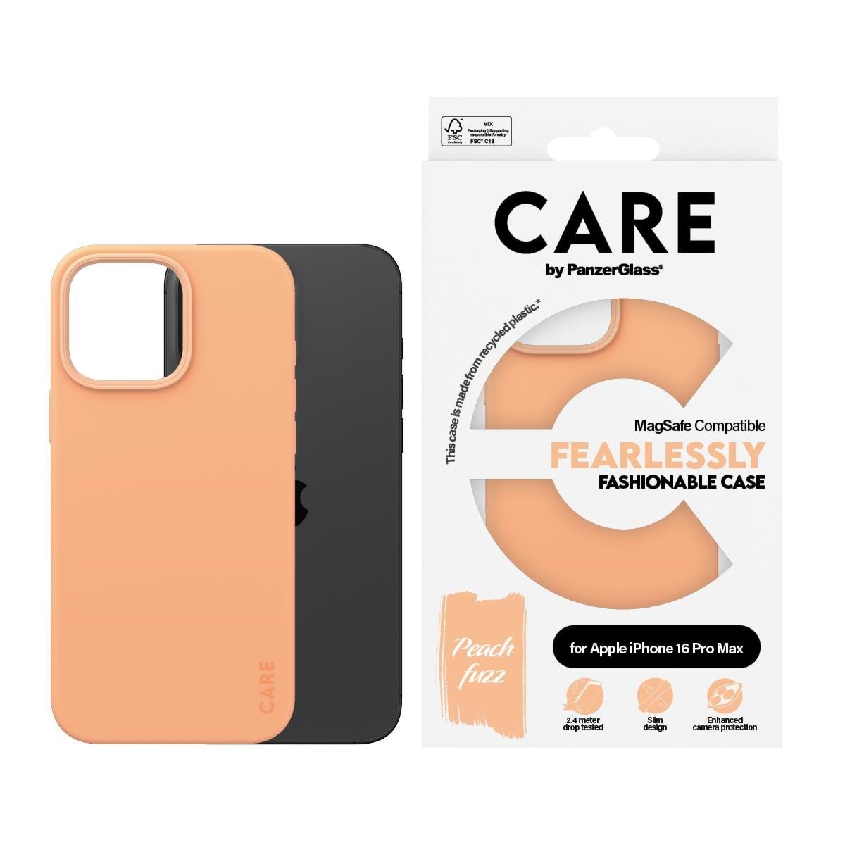 Care by Panzerglass Case Fashion Peachy Magsafe Iphone 16 Pro Max - Handys Cover Cases
