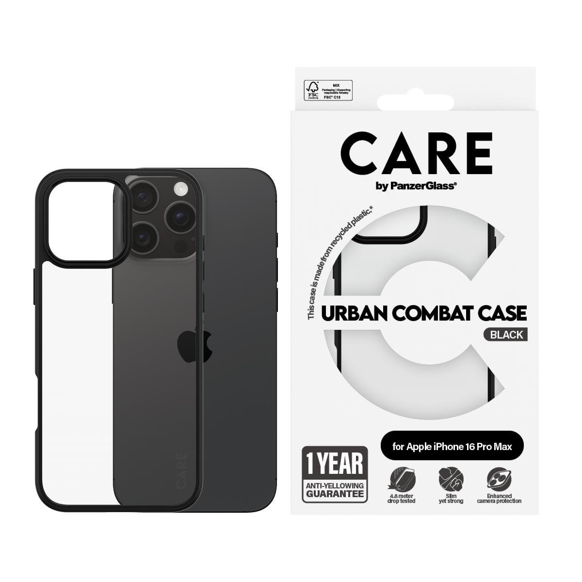 Care by Panzerglass Case Flagship Urban Combat Iphone 16 Pro Max - Handys Cover Cases