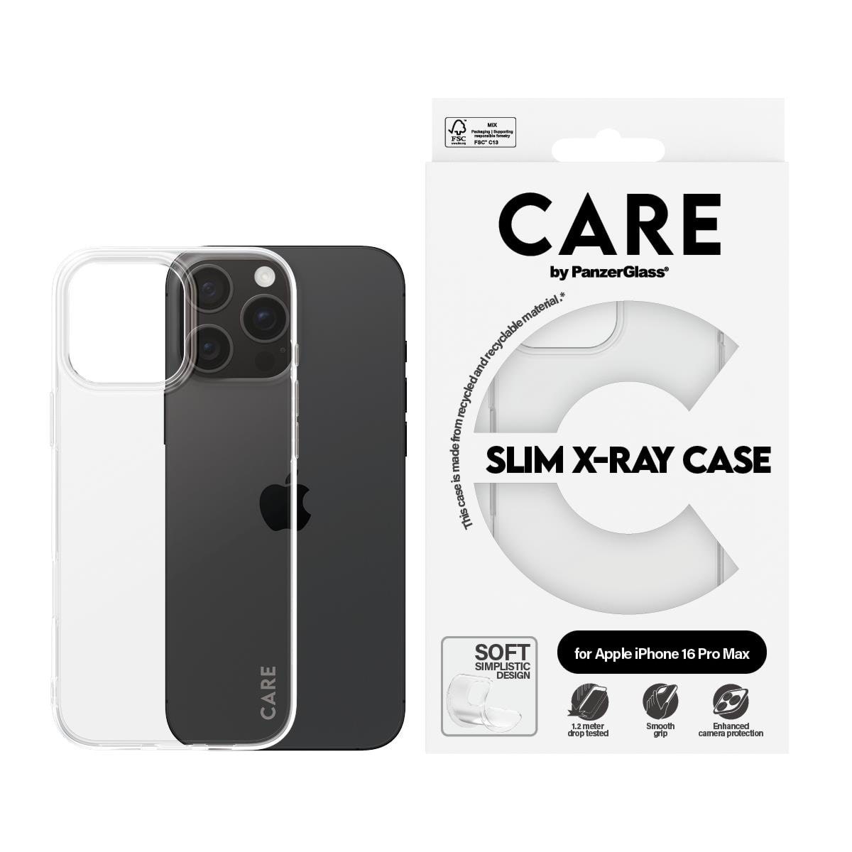 Care by Panzerglass Case Fashion X-ray Soft Basic Iphone 16 Pro Max - Handys Cover Cases