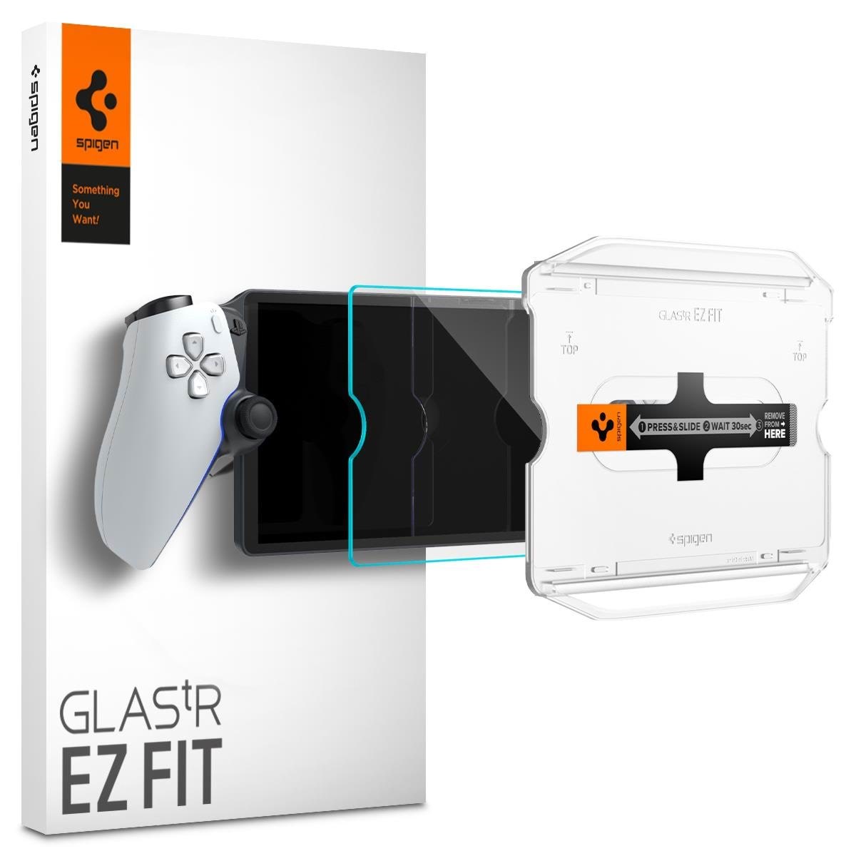 Spigen Glass tR EZ Fit - Playstation Portal Remote Player - Miscellaneous Zubehör Für Spielkonsole - Playstation Portal - Gaming Zubehoer