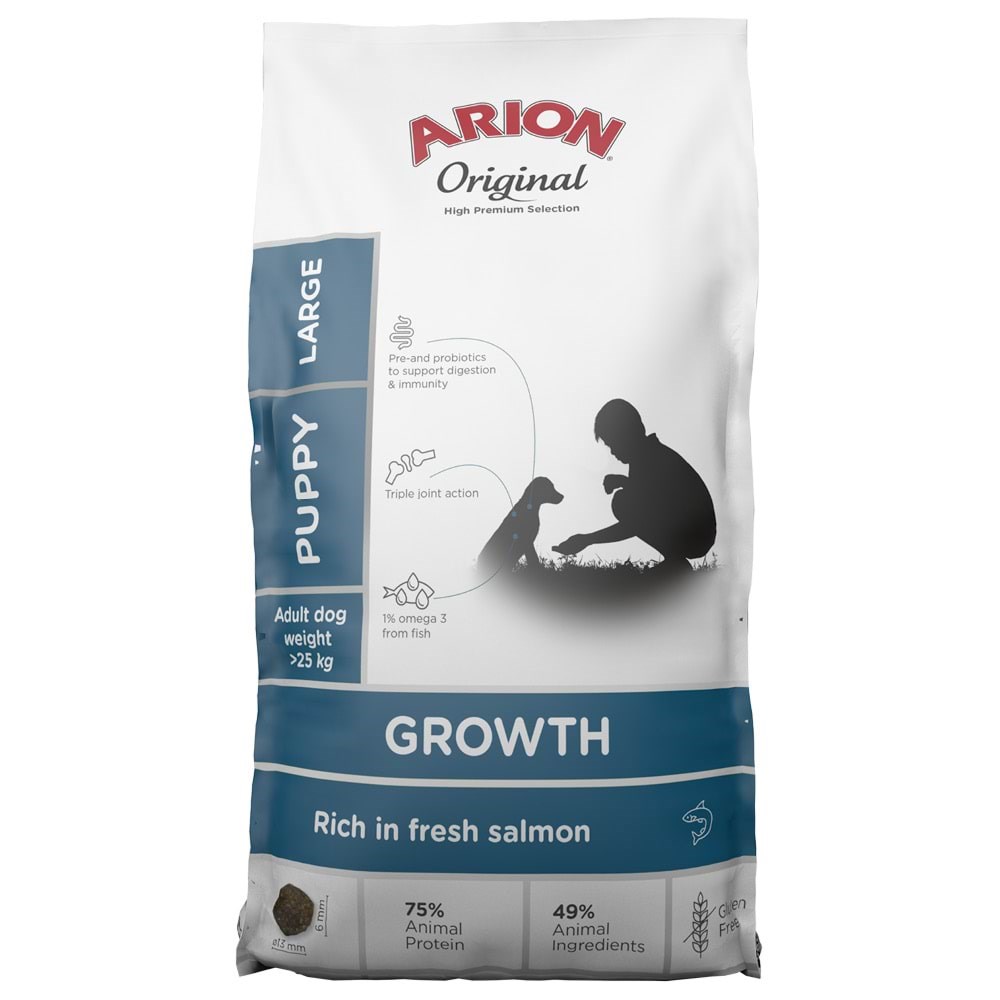 Arion Original Growth Fish Large 12kg - Hunde 106057