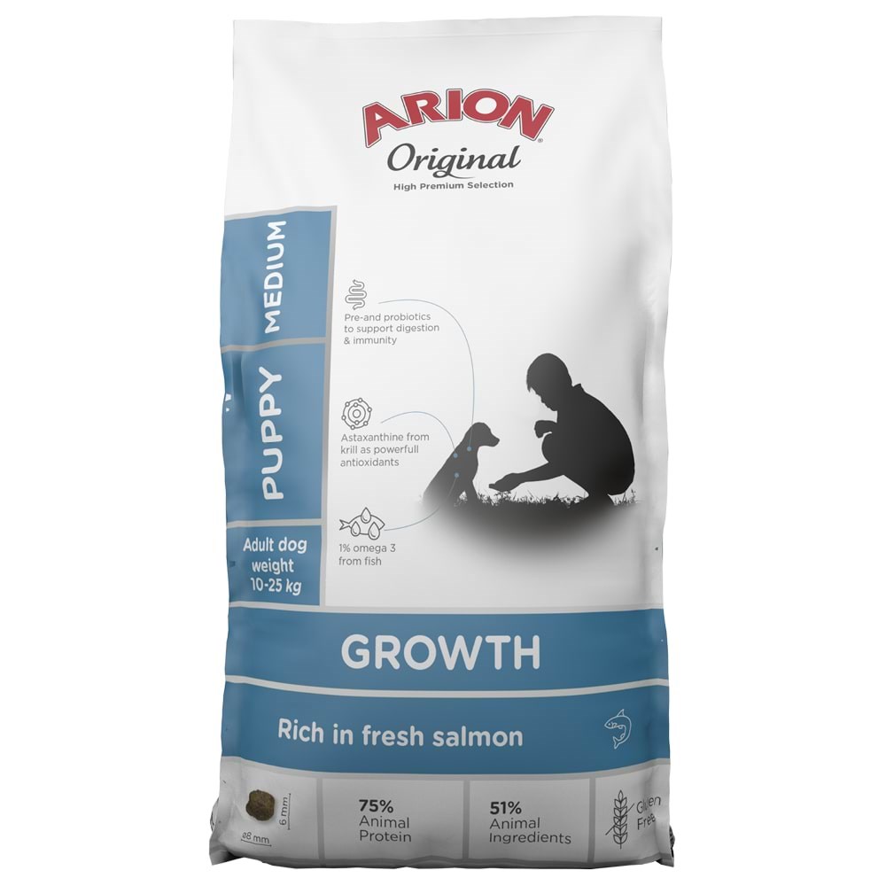 Arion Original Growth Fish Medium 12 kg - Hunde 106055