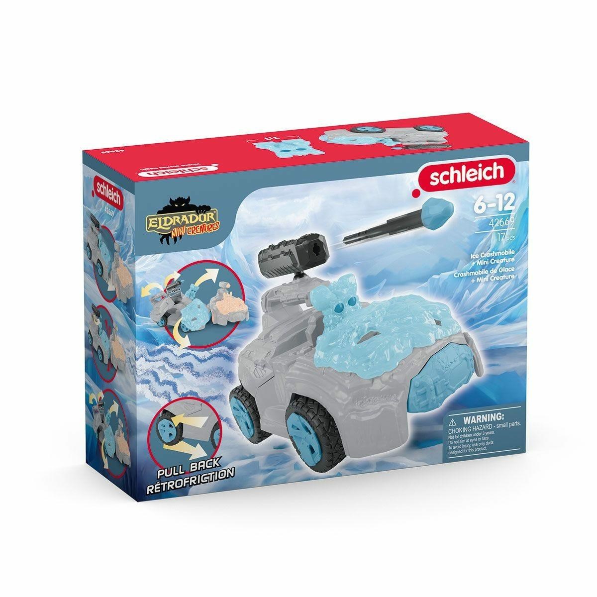 Schleich Eis-crash-auto Mit Mini-kreatur 42669