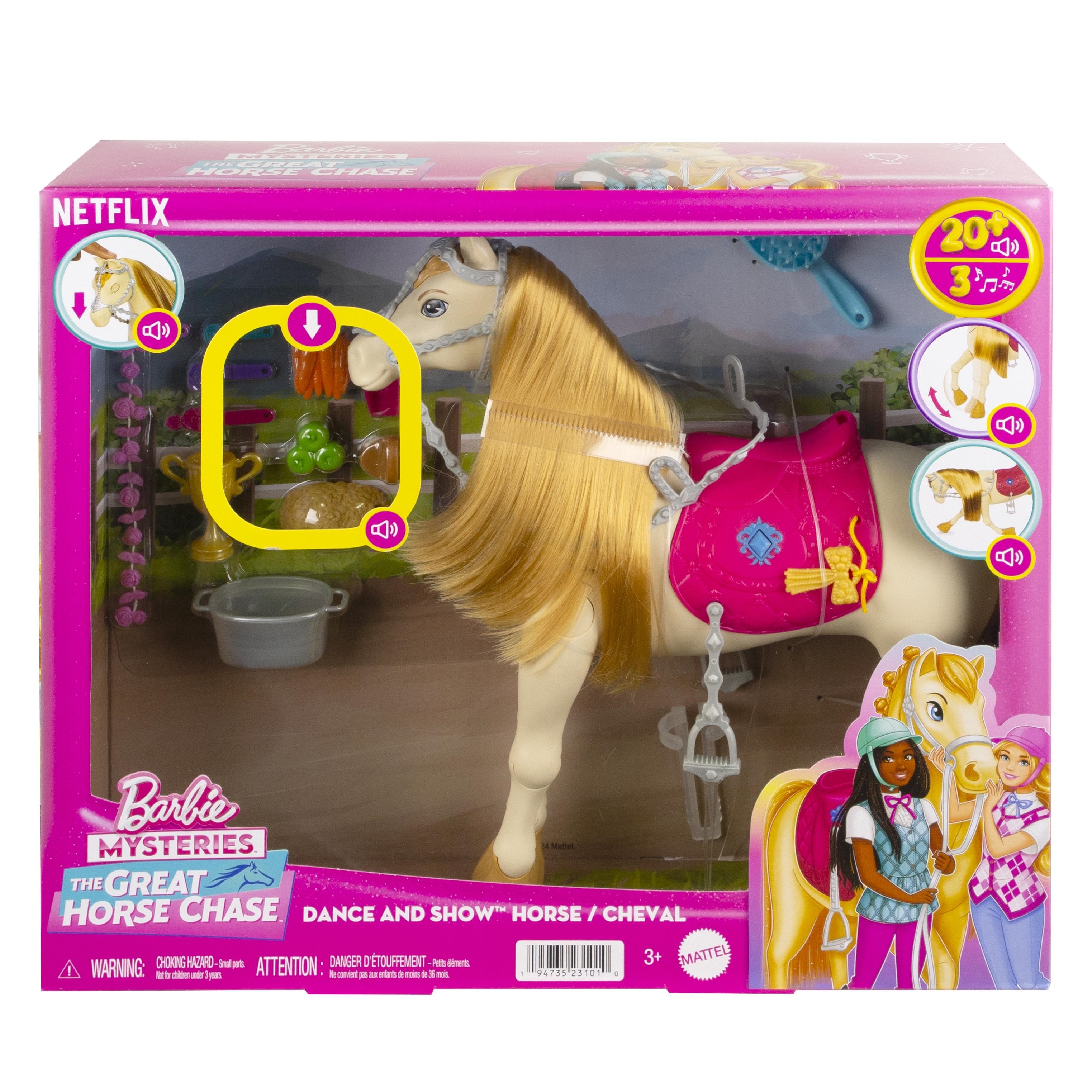 Barbie The Great Horse Chase - Dance And Show Horse - Puppen Zubehoer Hxj42