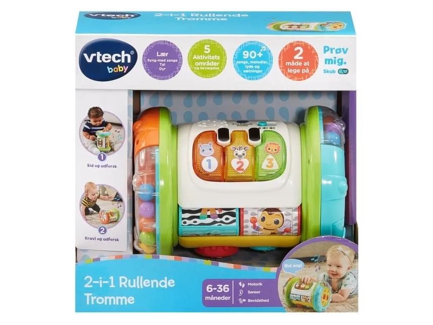 Vtech 2- In 1 Rolling Explorer Drum DK - Baby Spielzeug 950-562632
