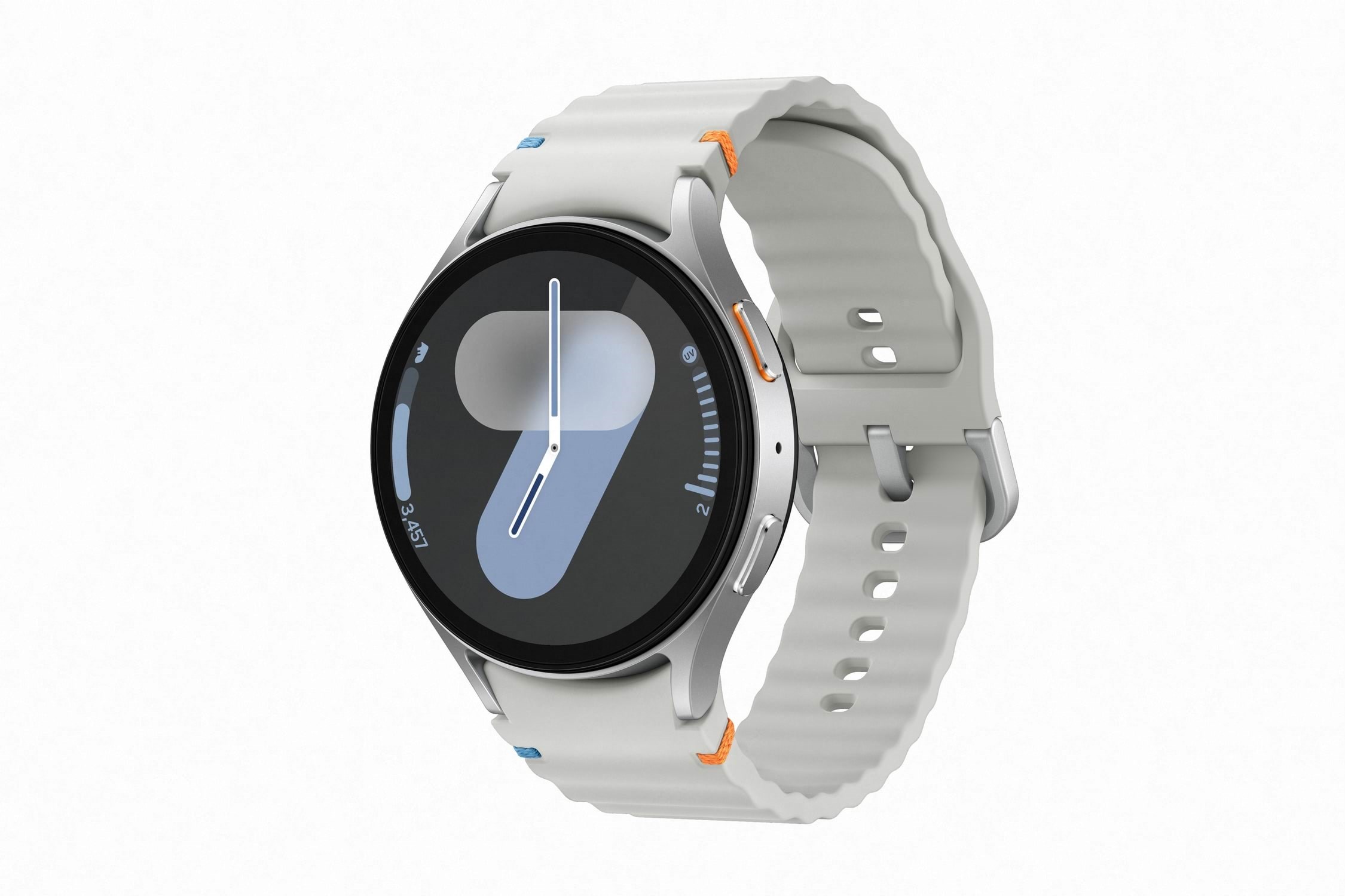 Samsung Galaxy Watch7 44mm - Silver - Smartwatches Pulsuhren Sportuhren Schrittzaehler Sm-l310nzsaeub