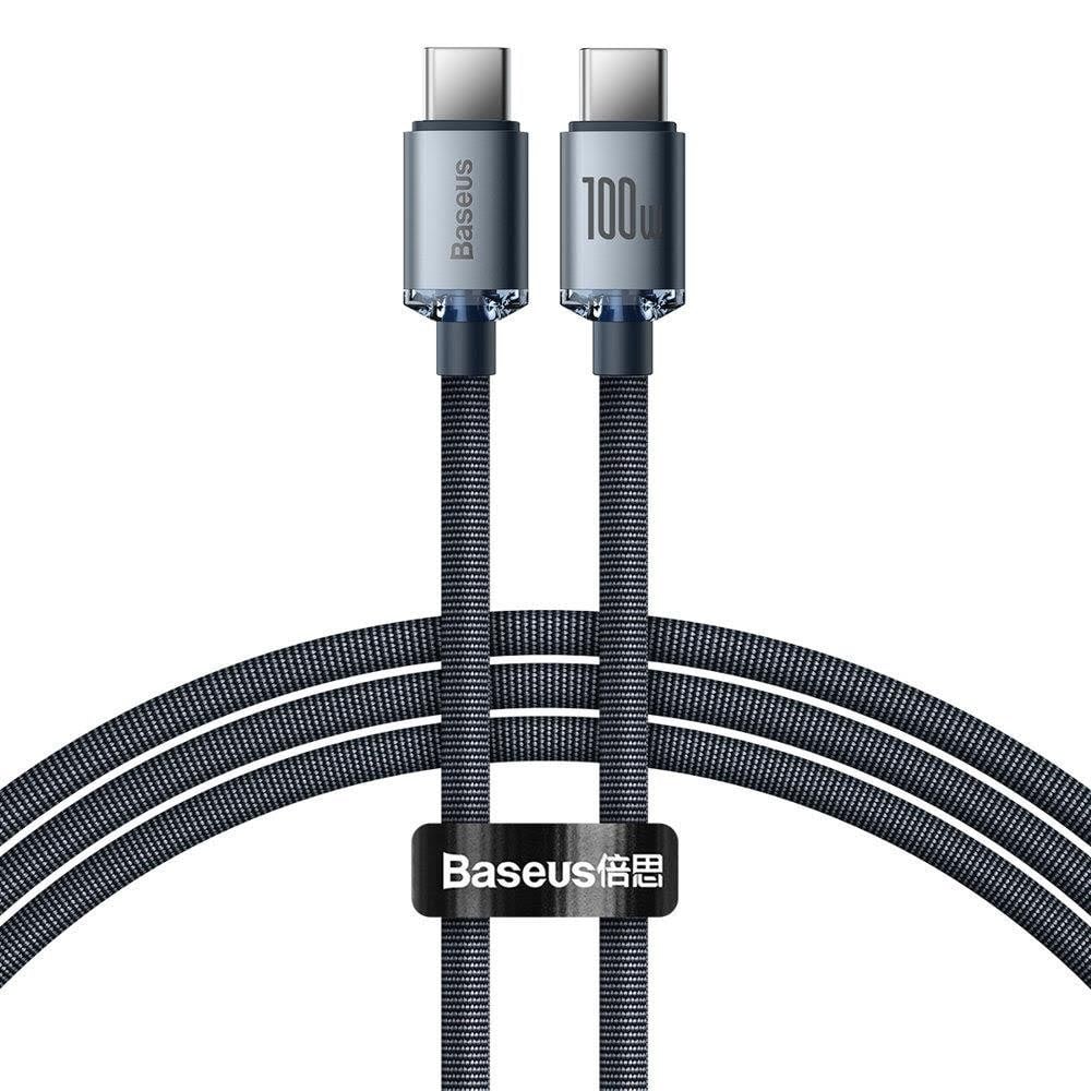 Baseus Cajy000601 Usb-c - Usb-c PD Cable 100w 5A 480mb/s 1.2m - Black - Usb Kabel