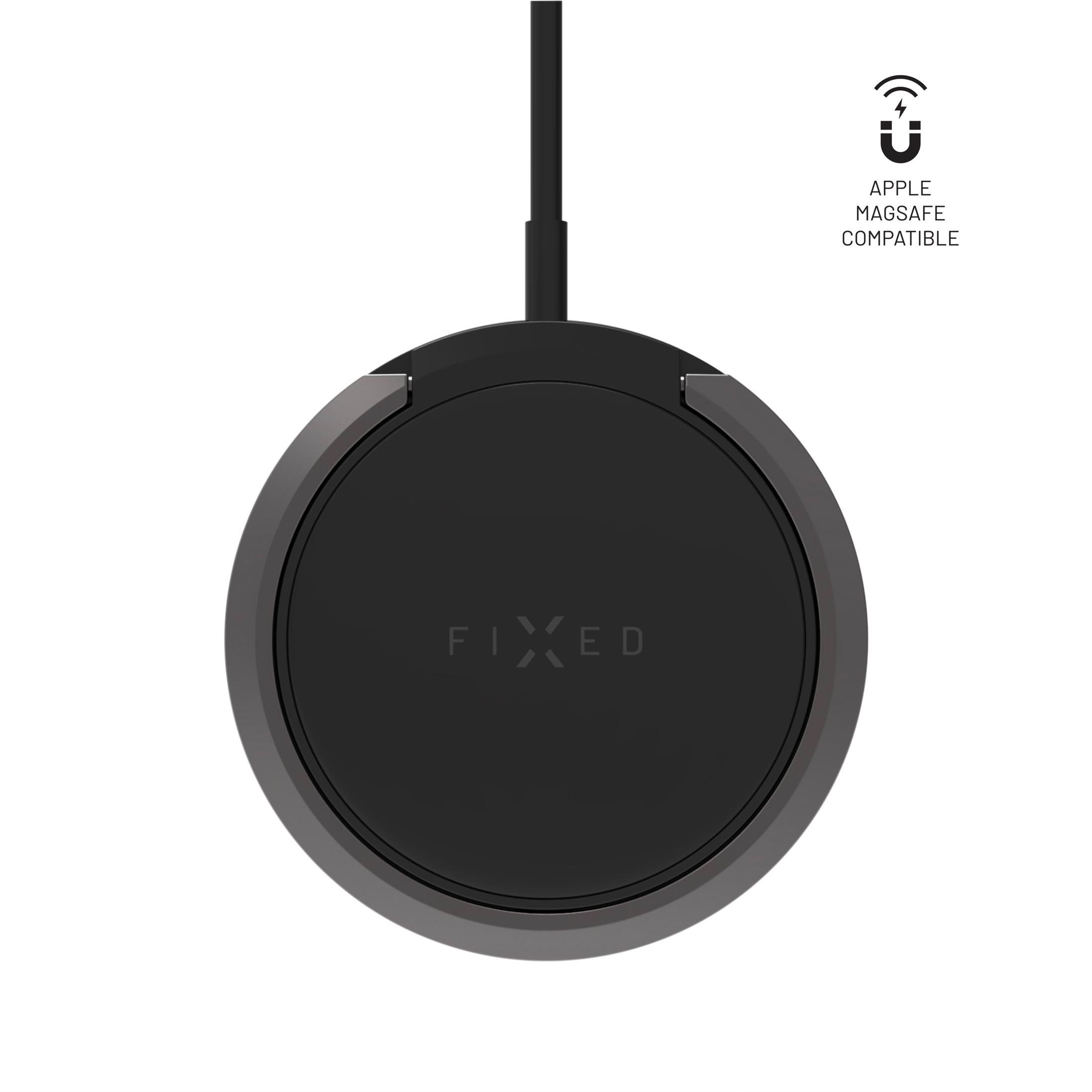 Fixed Magpad 15w Wireless Charging Pad/stand Black - Handys Adapter Und Ladegeraete