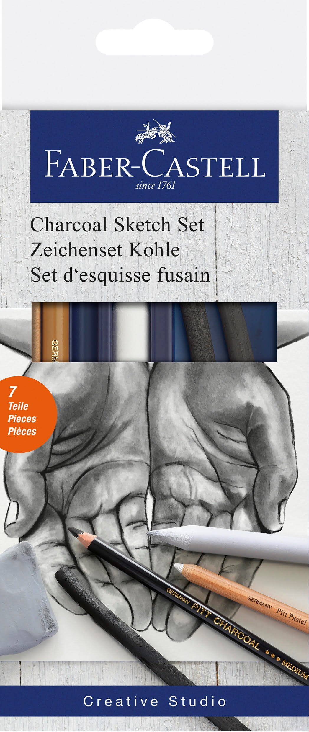 Faber-castell Zeichenset Kohle - Utensilien Zum Schreiben Und Zeichnen 114002