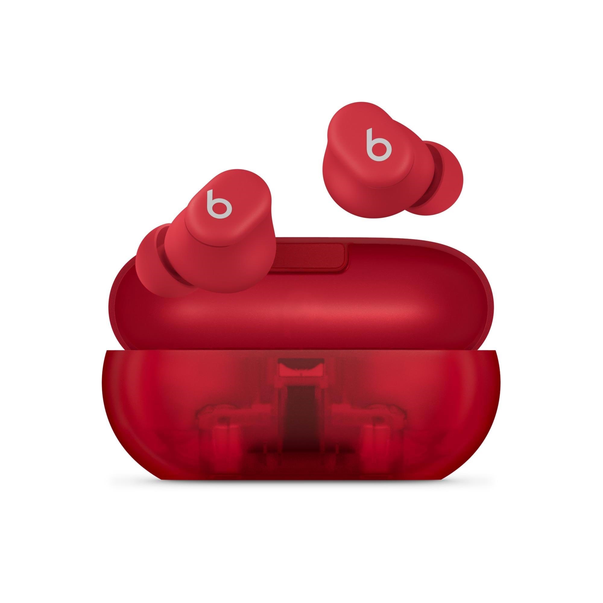 Kopfhörer - Apple Beats Solo Buds - True Wireless Earbuds - Transparent Red - Kopfhoerer/headsets