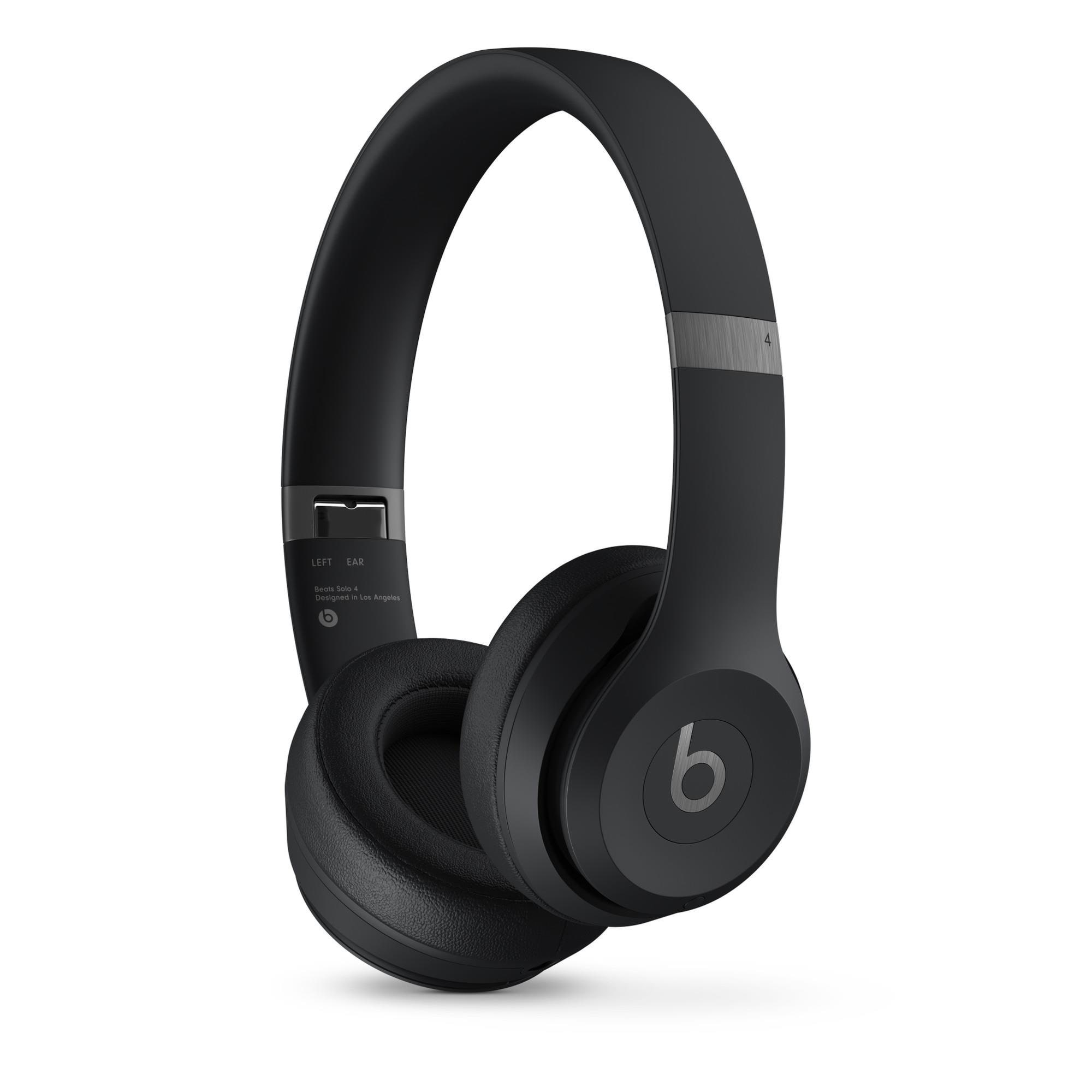 Kopfhörer - Apple Beats Solo4 Wireless Headphones - On-ear Wireless Headphones - Matte Black - Kopfhoerer/headsets Schwarz Muw23dn/a