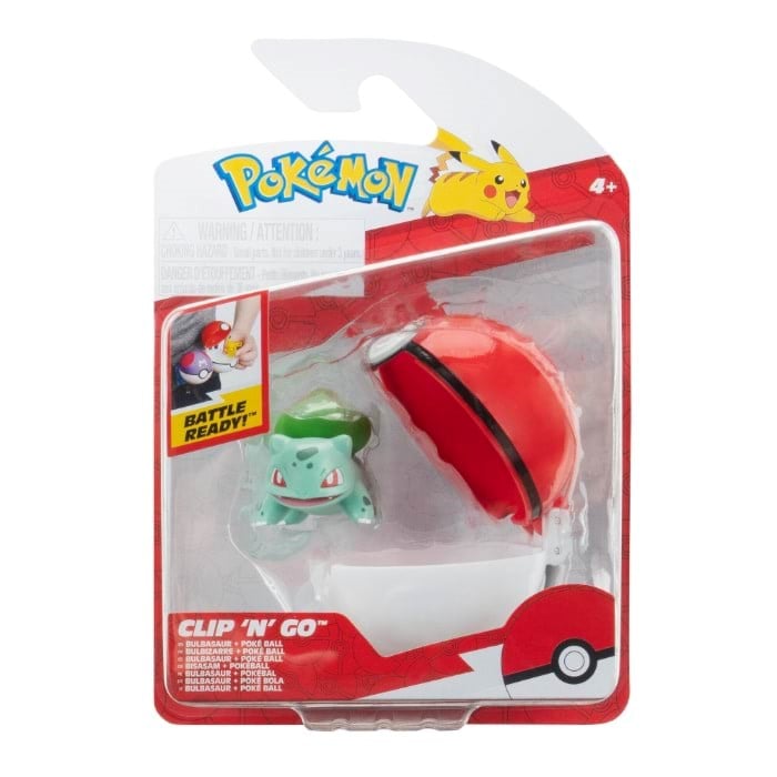 Pokemon Clip 'N' Go Bulbasaur With Poké Ball