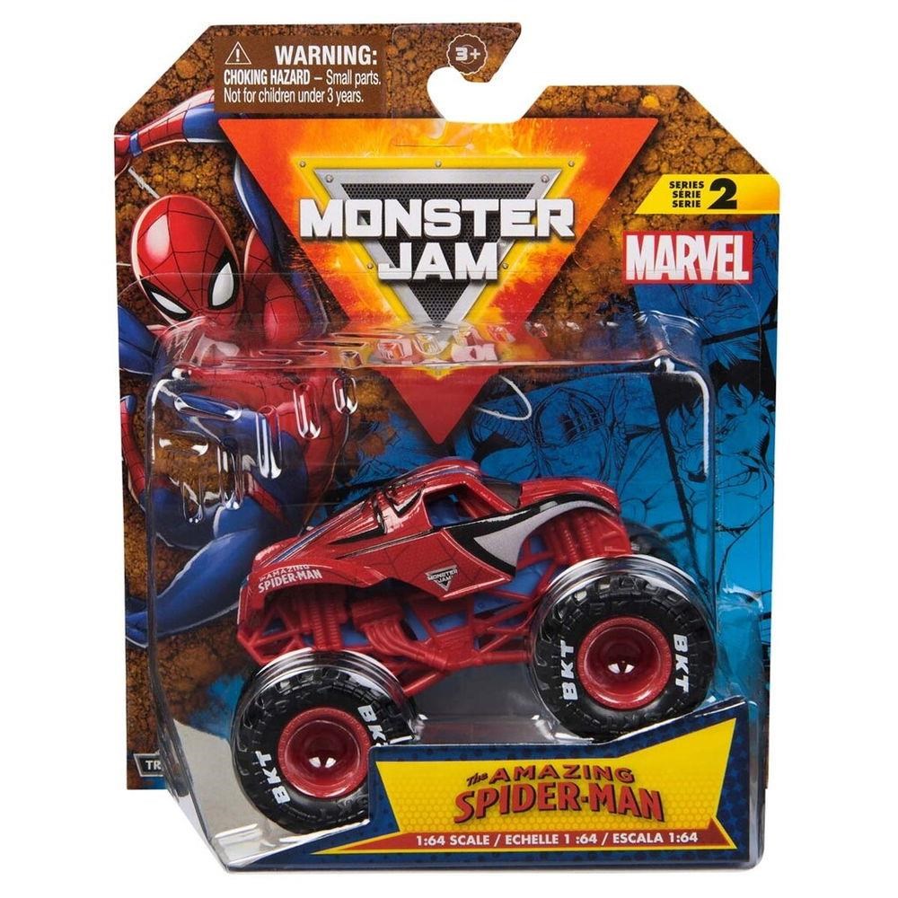 Monster Jam 1:64 Marvel Single Pack - Spider Man - Spielzeugauto
