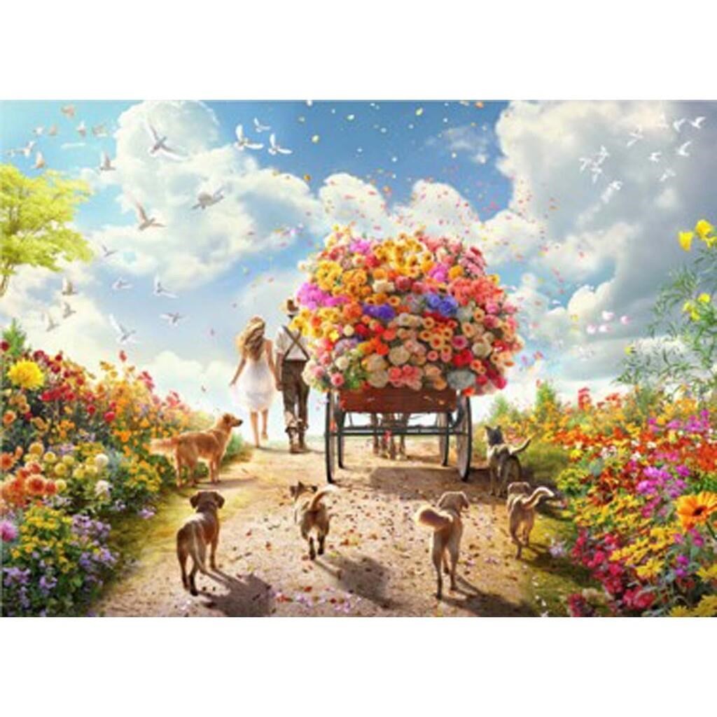 Educa 1000 Carrying Flowers - Puzzle