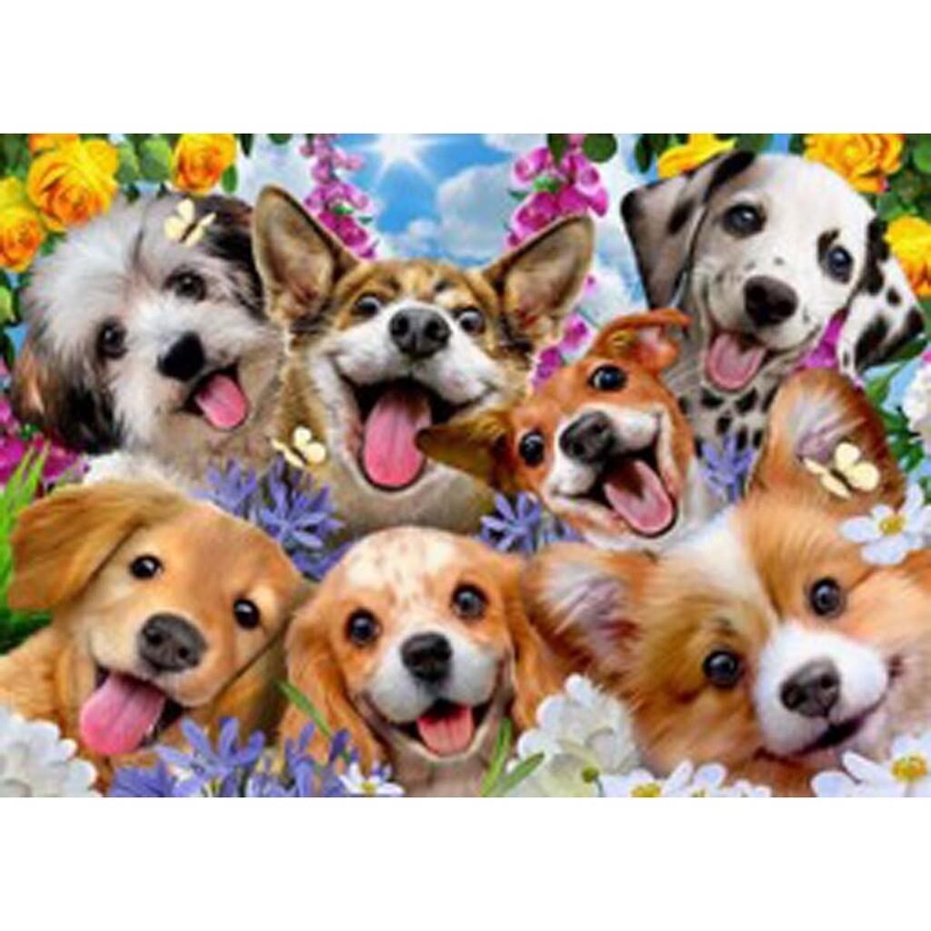 Educa 1000 Puppies Selfie Howard Robinson - Puzzle