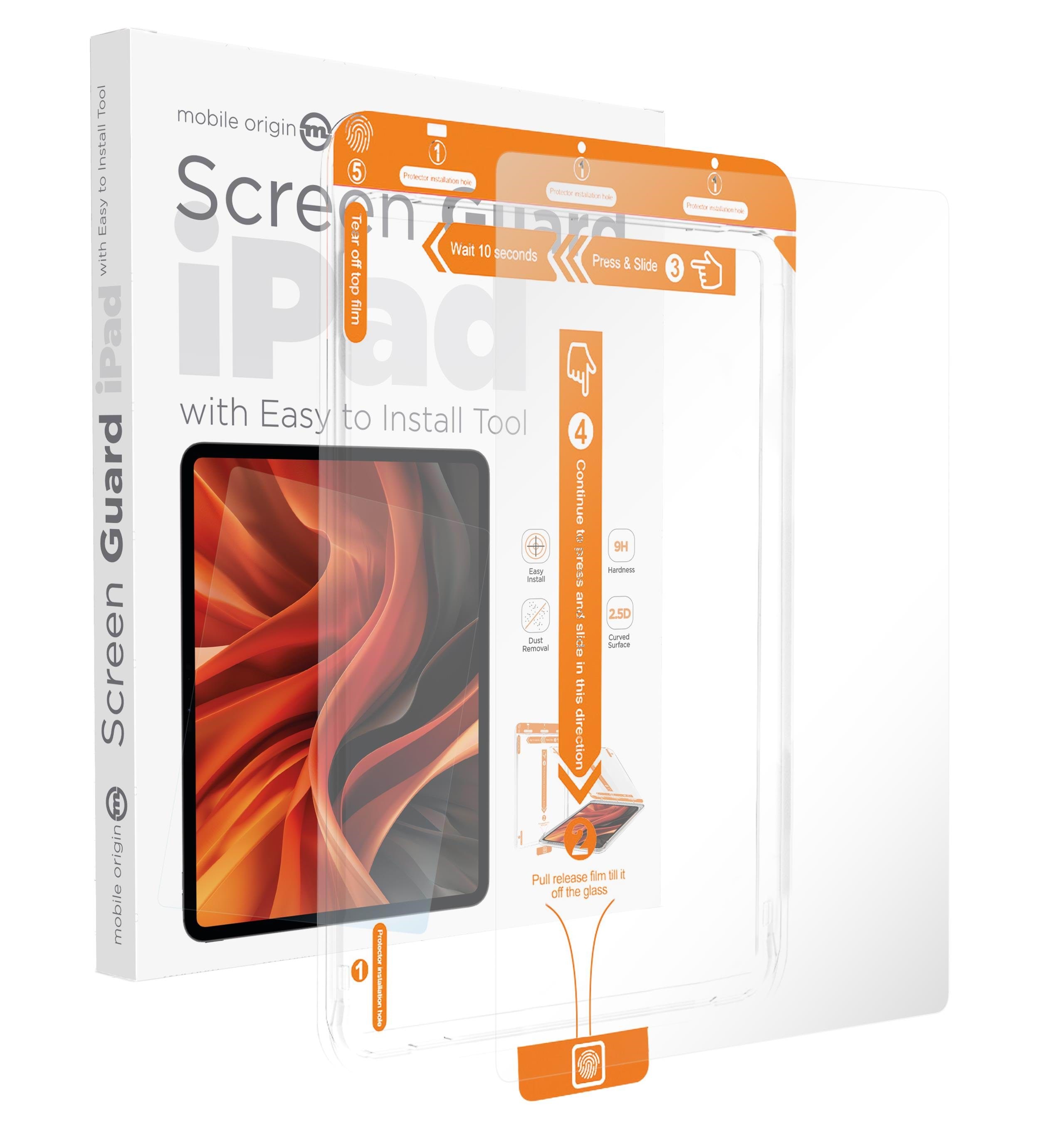 Mobile Origin Screen Guard - Ipad 10.2" 2021 - 9th Gen - Tablets Anderes Zubehoer
