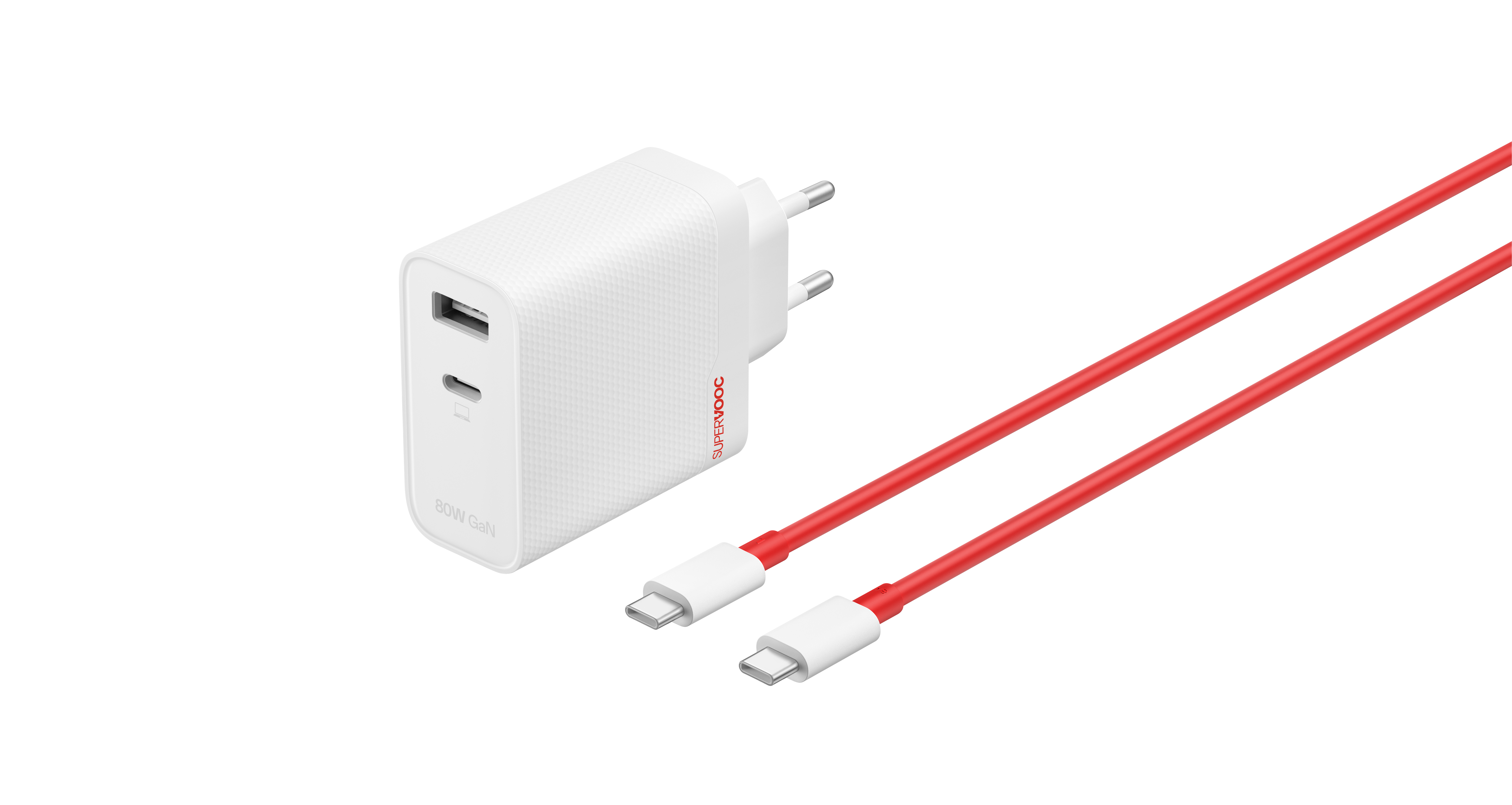 Oneplus 80w Supervooc Dual Ports Gan Power Adapter Kit - Handys Adapter Und Ladegeraete