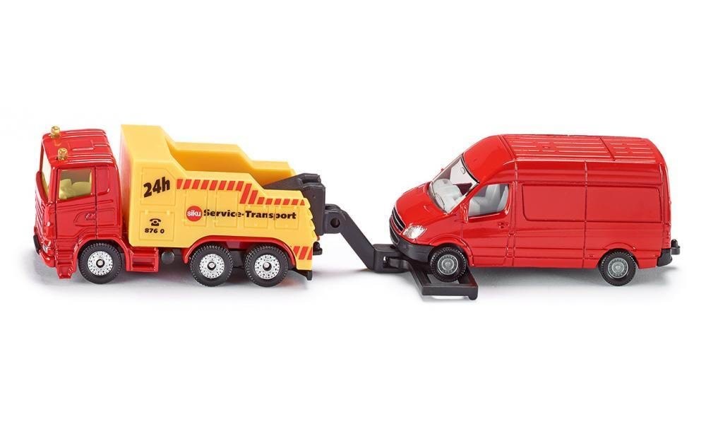 Siku Siku Abschleppwagen Mit Transporter - Spielzeugauto 313-1667
