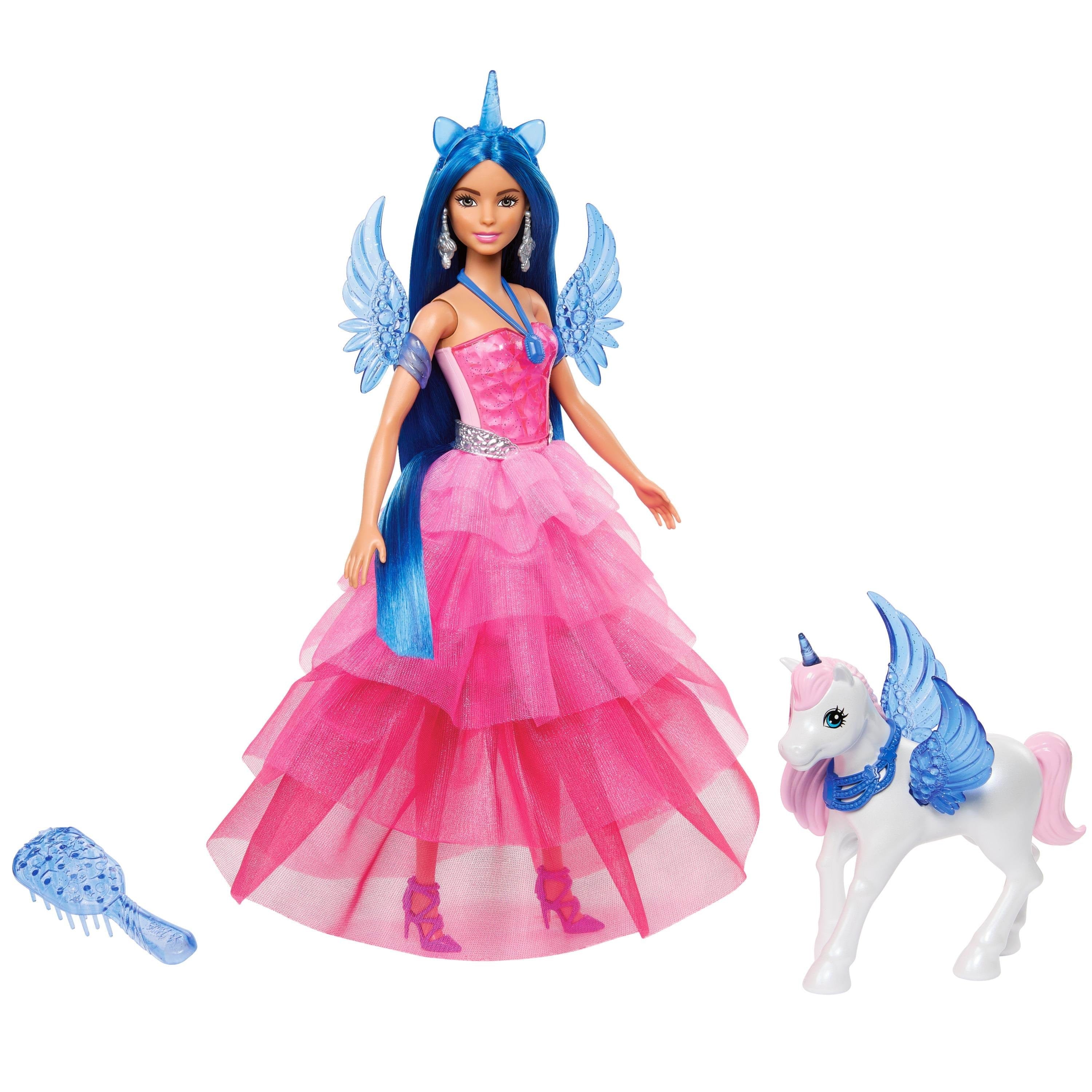 Barbie Touch of Magic Sapphire Alicorn Doll - Dolls Accessories