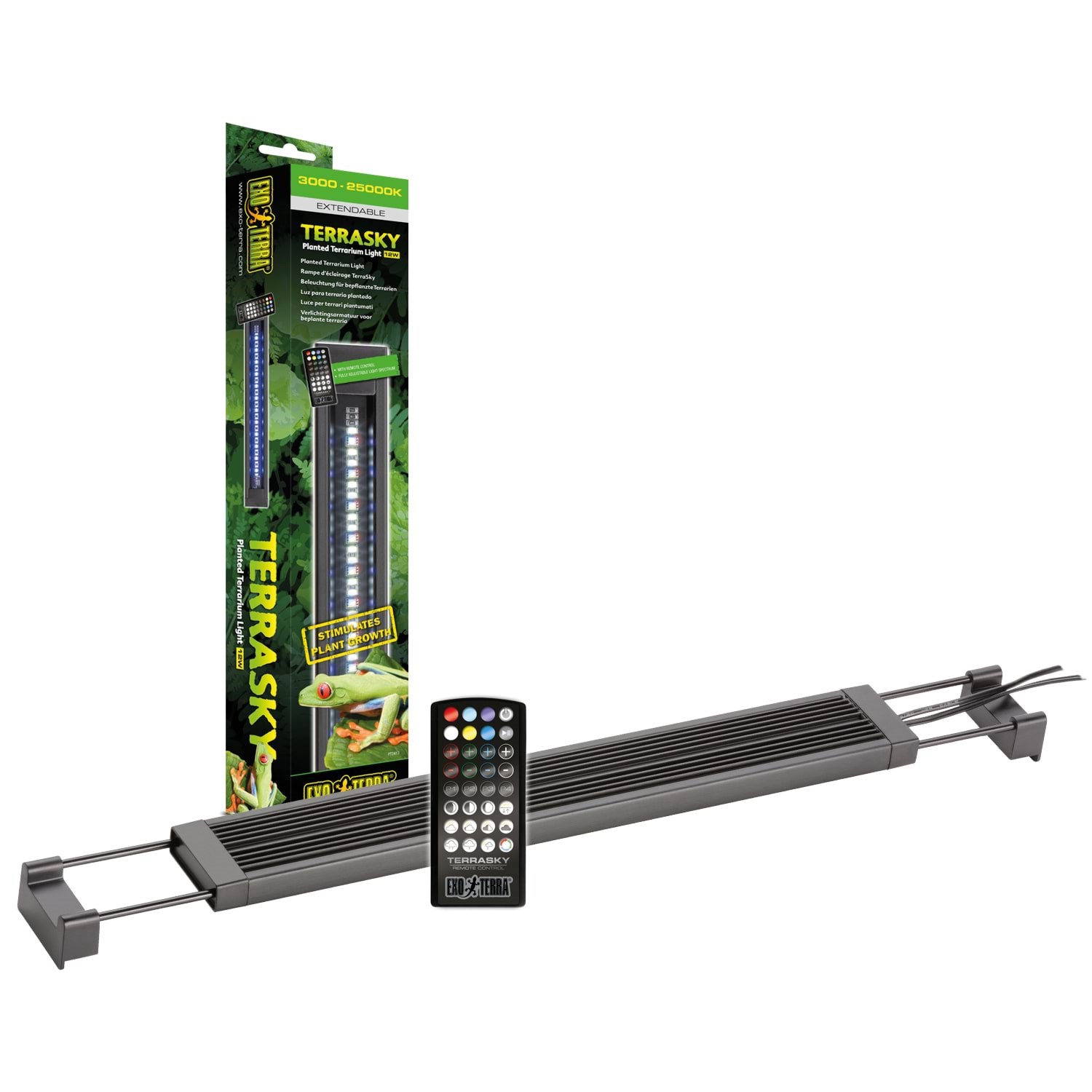Exo Terra Frog Terrasky Plant Led Mit Fernbedienung - Heatinglight Pt2413
