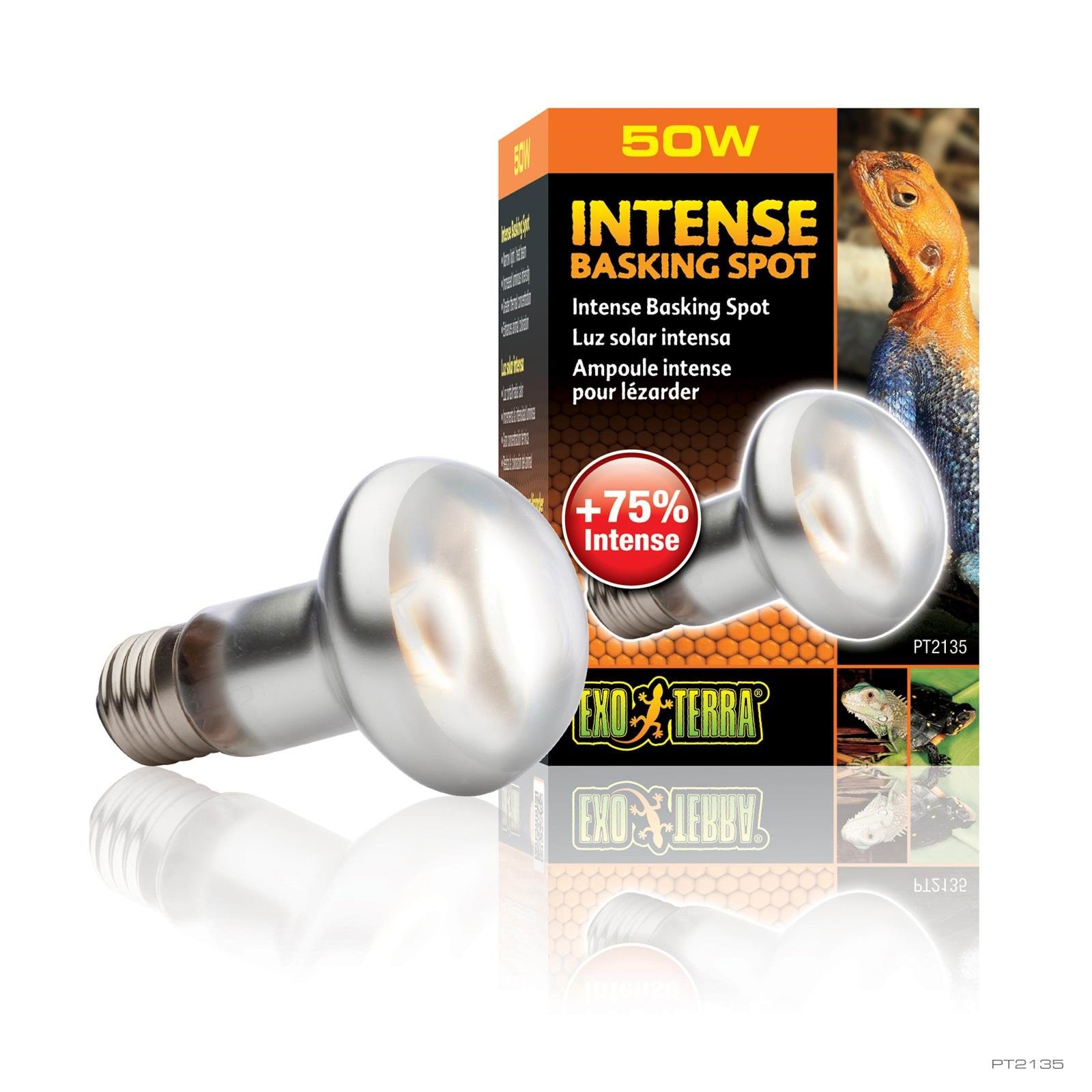 Exo Terra Sun Glo Intense Basking Spot 50 w. W/uva - Heatinglight