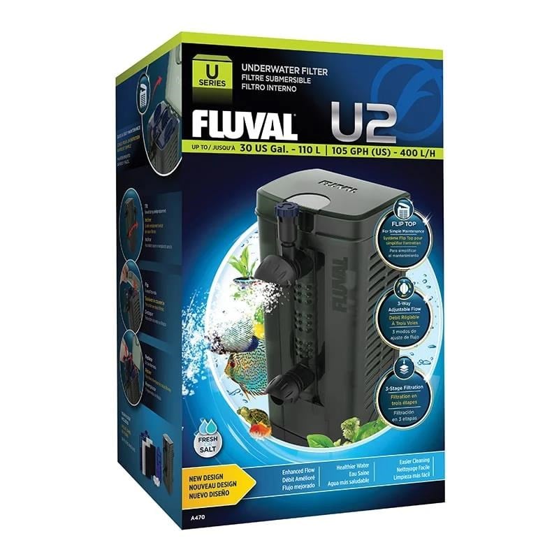 Fluval U2 Unterwasserfilter 110l - Fische