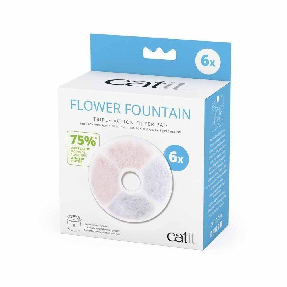 Catit 2.0 Filter T/flower Fountain Pack of 6 Pcs. - Katzen H43739