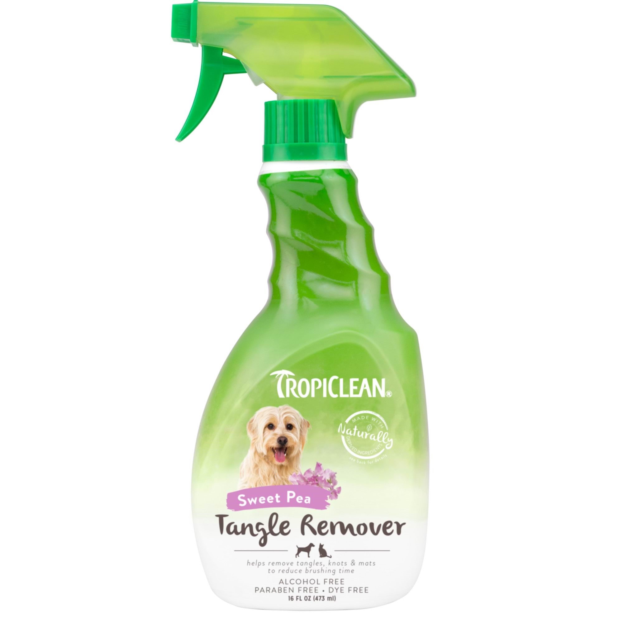 Tropiclean Sweat Pea Tangle Remover Spray For Pets 473ml - Hunde 61809