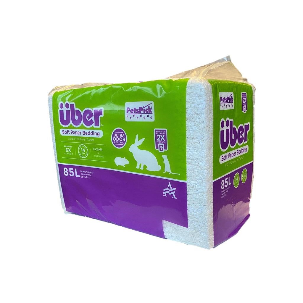 Über Paper Bedding 85 L White - Nagetiere