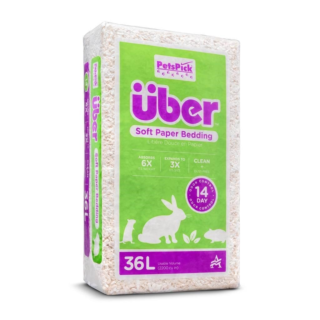 Über Papierstreu 36l Weiß - Nagetiere 45040