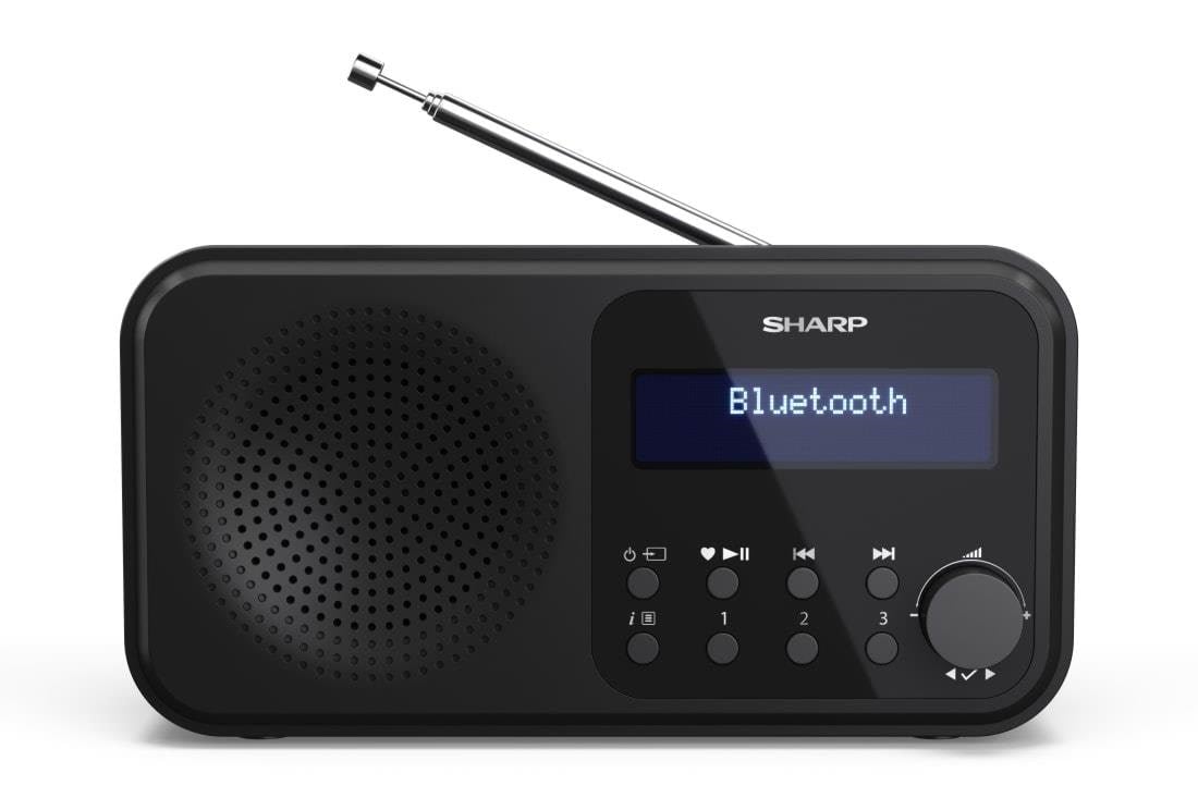 Sharp Tokyo Dr-p420 Portable Digital Radio Usb or Battery Powered - Dab/dab+/FM - Mono - Dab Netzwerk Und Radiowecker Dr-p420(BK)