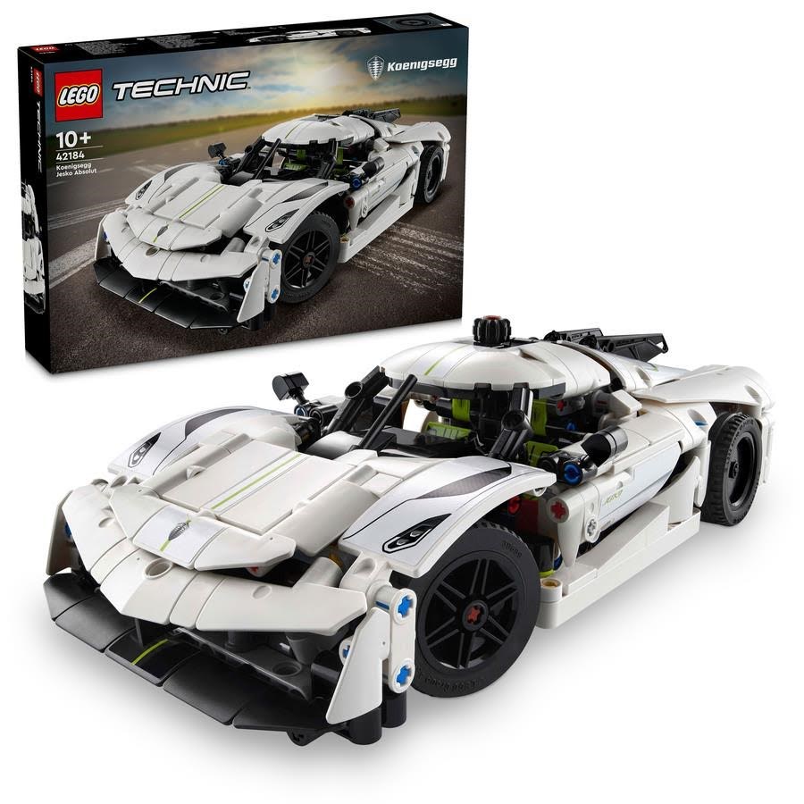 Lego Technic 42184 Koenigsegg Jesko Absolut Supersportwagen in Weiß