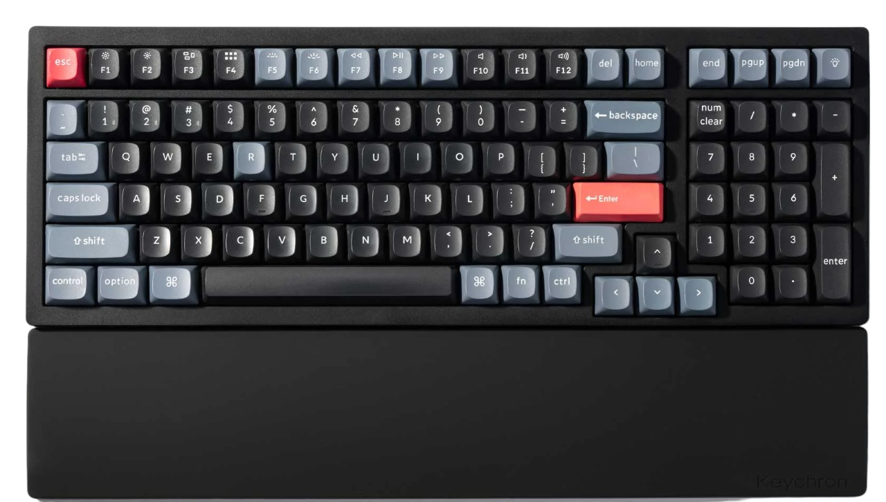 Keychron Silicone Palmrest K4 Series / Q5 Series / V5 Series - Handgelenkstütze - Tastaturen
