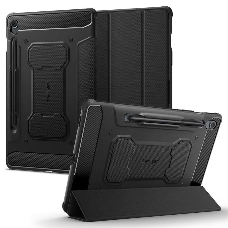 Spigen Rugged Armor Pro - Black - Samsung Galaxy Tab S9 FE 2023 - Tablets Cover Case Acs06857