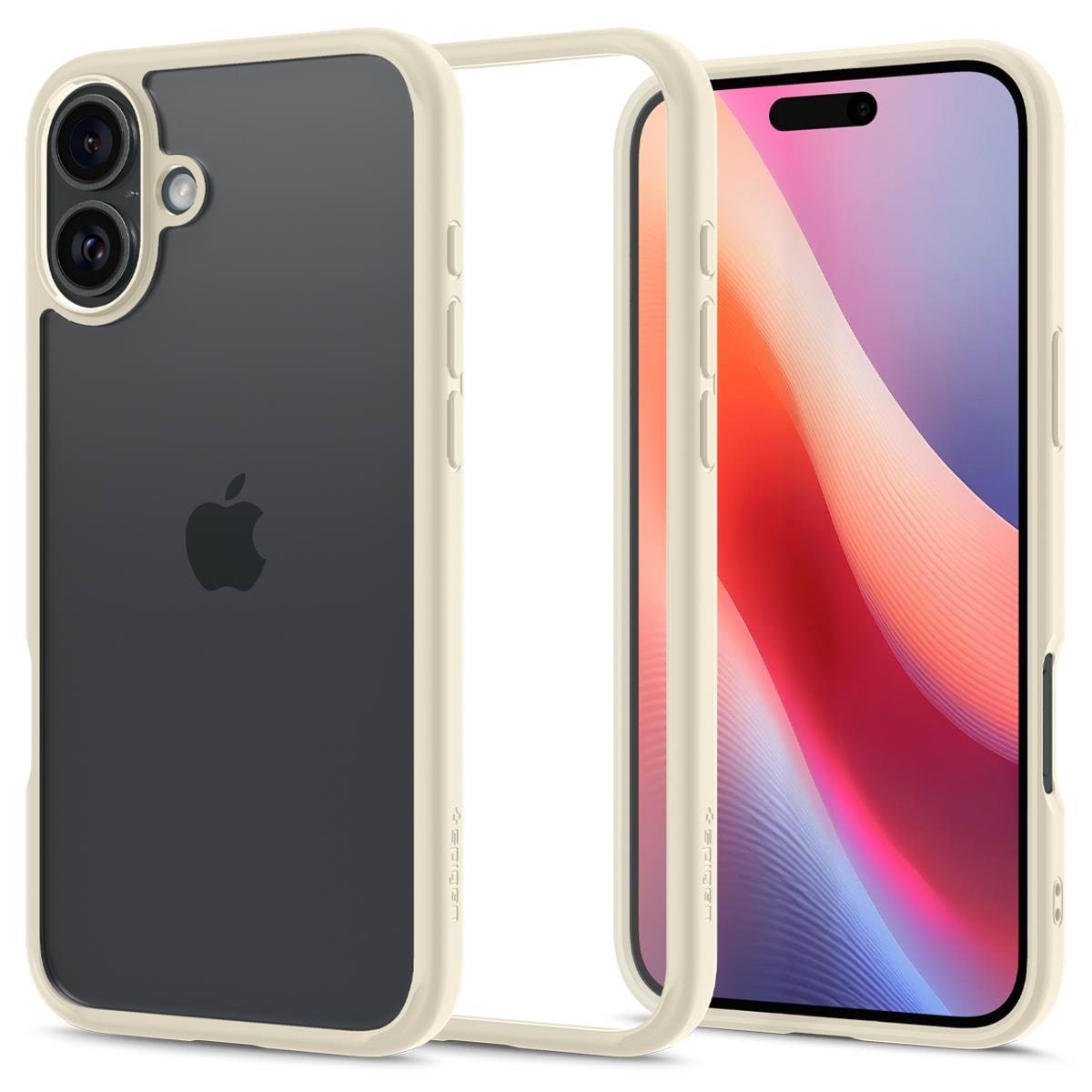 Spigen Ultra Hybrid - Mute Beige - Iphone 16 Plus - Handys Cover Cases Acs08073